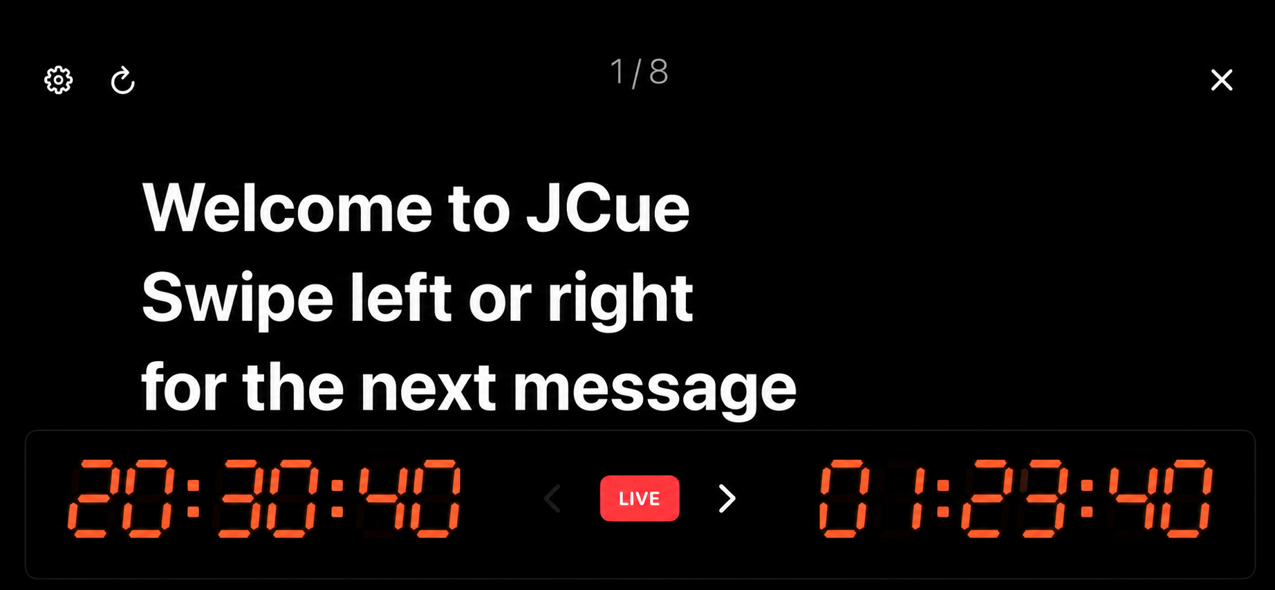 LIVE display